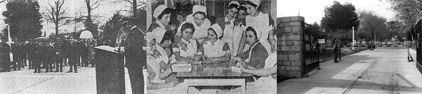 Fotos historicas del hospital institucional, inauguracion, personal y entrada