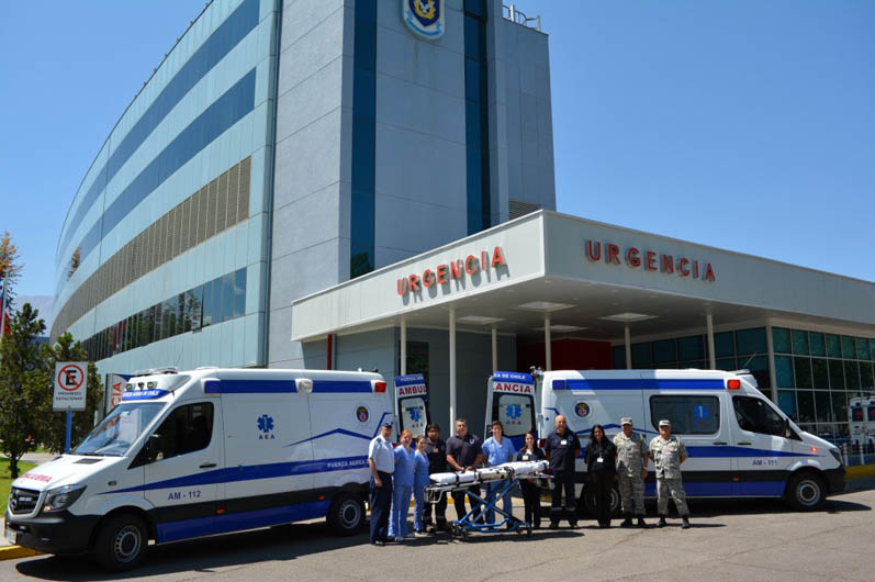 Nuevas ambulacias en Urgencia del Hospital FACH